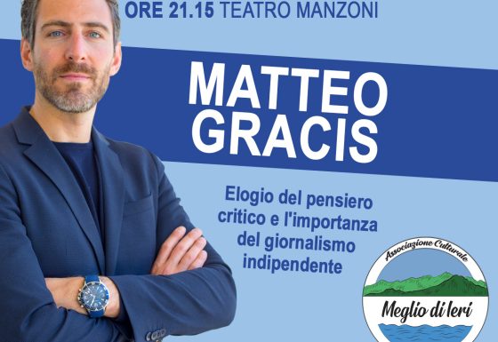 22 Febbraio 2023 – Matteo Gracis al Teatro Manzoni di Massarosa (Lucca)