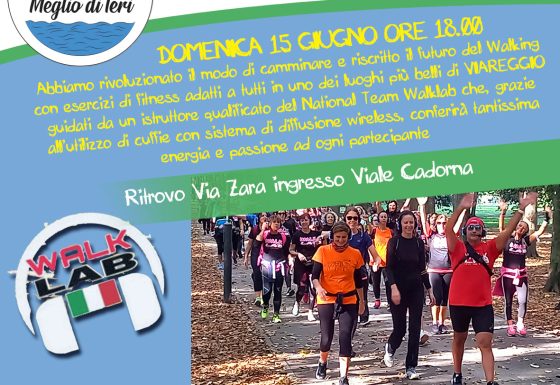 15 GIUGNO 2025 WALKLAB® Emozioni in Movimento® a VIAREGGIO!