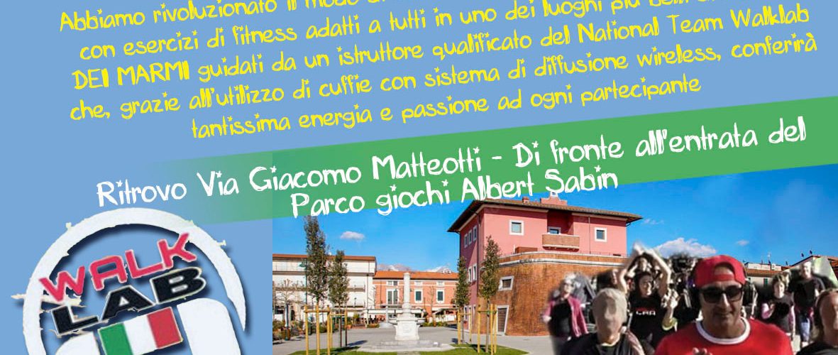 15 Novembre 2025 WALKLAB® Emozioni in Movimento® a FORTE dei MARMI!