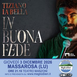 Tiziano La Bella - In buona fede (Anteprima nuovo spettacolo)