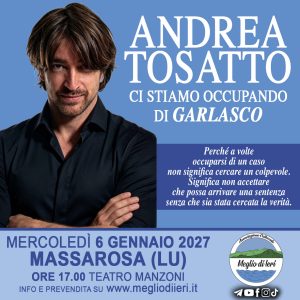 Andrea Tosatto - Ci stiamo occupando di Garlasco